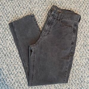 American Eagle Grey Corduroy Super Stretch Mom Jean - Size 4